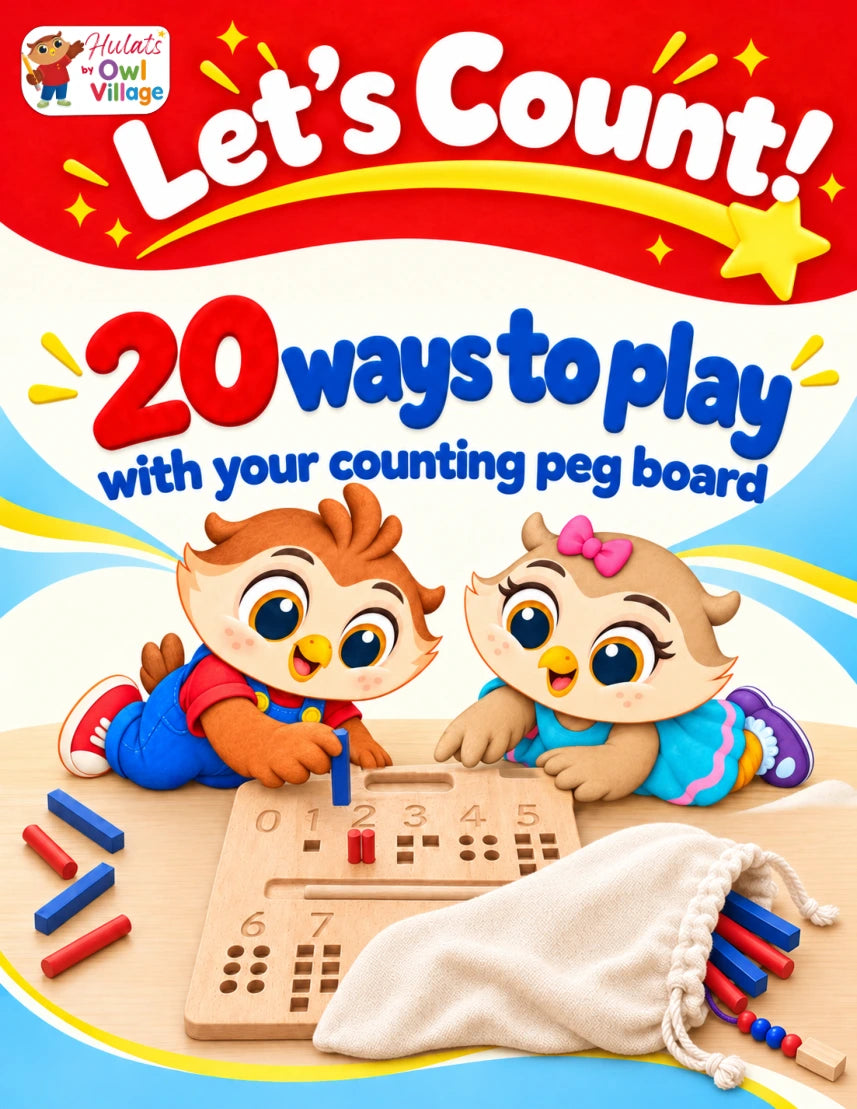 Let's Count guide for the Counting Peg Board